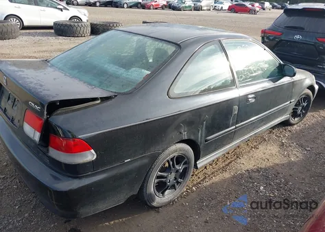 1999 Honda Civic Ex z USA, uszkodzony, nr VIN 1HGEJ8247XL053161